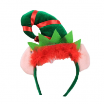 Creative Christmas Elf Headband Christmas Party Decorations Party Cosplay Decorative Headwear