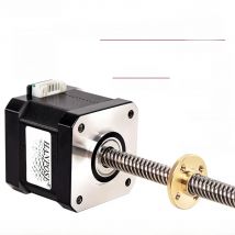 Nema17 Screw motor 17HS4401S-T8*8 300mm 1.5A 40N.cm Screw Rod Linear Stepping  Motor with Trapezoidal Lead for 3D CNC router