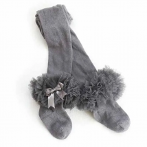 Spring New Children's Stockings Girls Mesh Lace Pantyhose Infants Cotton Sweet Bow Dance Princess Tights&Stockings