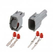 5/10/20/50 Sets 2 Pin Corolla Fuel Injector Plug Male Female Waterproof  Connector 6189-0611 90980-11875 For Honda Toyota