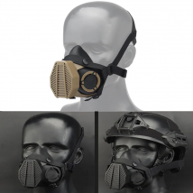 Special Tactical Respirator Mask Half Face Gas Mask for Militar Paintball Airsoft Hunting CS Game Cosplay