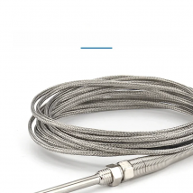 K-type thermocouple stainless steel probe thermocouple 100mm 1m 2m 3m 4m cable length, thermocouple 0 ~ 400C temperature sensor