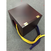 High Quality Dean Box (Dean Dill),Linking Rope and Ring Box Magic Tricks Stage Gimmick Illusion Classic Magia
