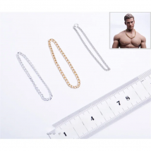 1/6 Scale Men's Necklace Pendent Models Silver and Golden for 12''Action Figures Bodies