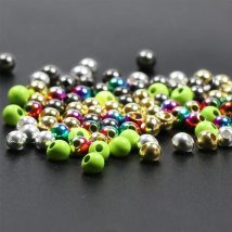 WIFREO 20pcs Offset Tungsten Beads Inverting Deep Dive Tungsten Head Jig Off Beads Drop Shaped Ball for Fly Tying Material