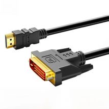 Gold plated DVI To HDTV HD To DVI 24+1 Male to Male HDTV Digital Video Cable Adapter For Laptop Computer Projector Extension