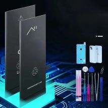 PINZHENG Real High Capacity Battery For iPhone 8 Plus SE 5S 6 6S 7 X Xr Xs Max Phone Replacement Batteries Warranty One Year