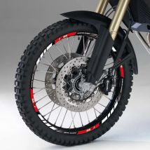 For F800GS f800gs 21″17″ Motorcycle Wheel Stickers Reflective Hub Accessories Decals Rim Stripes Tape Waterproof