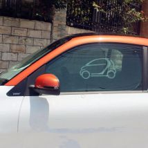 2pcs Car Styling Accessories Sun Shade Auto UV Protect Curtain Side Window Sunshade Mesh For Smart 451 Fortwo 453 Fortwo Forfour