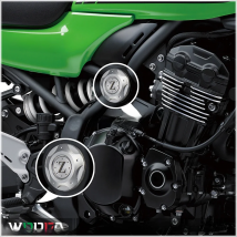 WOOGA Frame Hole Caps Frame Clips Covers For 2018-2025 Kawasaki z900rs cafe Motorcycle Accessories CNC Aluminum Z900 RS CAFE