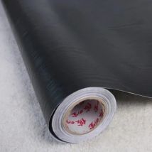 Thickening black wood black matt furniture stickers pvc boeing film fiber  wood wallpaper cabinet adhesive paper for furniture