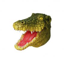 Eraspooky Realistic Crocodile Cosplay Latex Mask Halloween Costume Props For Adult Festival Party Animal Headgear
