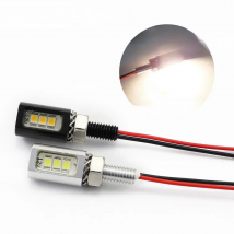 2pcs 12V 24V Car Motorcycle License Number Plate Lights Lamp Auto Tail Front Screw Bolt Bulbs Source