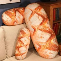 50-100cm Lifelike Bread Plush Pillow Creative Food Plush Toy Funny Fast Food NapThrow Pillow Cushion Home Decor Birthday Gift