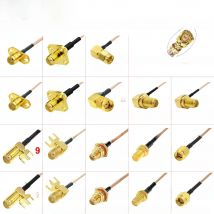 Wifi Antenna RFⅠ Jumper SMA Male Female Connector to uFL/IPX1/MHF-1 Female 1st Generation RG178 Cable Extension Pigtail IPX1-SMA