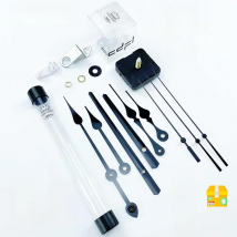 MCDFL DIY Wall Clock Mechanism Long Shaft Silent Table Clocks Movement Arrows Replacement Clockwork Sweep Quartz Watch for Parts