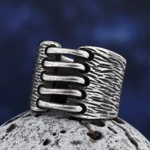 Prosty pierścionek ze stali nierdzewnej Viking Vintage Hammer Retro Punk Classic Pierścionek męski na palec Biżuteria miłosna dla mężczyzny Prezent Hurtownia OSR291