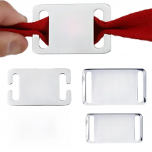 Personalized Pet ID Tag Slide-on Engraved Stainless Steel Name Tags Collar Accessories Pendant Free Engraving Dog Tags