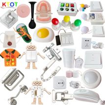 DIY akcesoria do tablicy ruchliwej Montessori edukacja drewniana zabawka trening poznawczy wczesnej