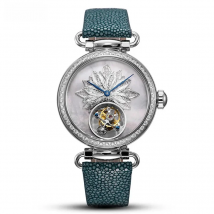 Seagull Tourbillon Watch Manual Winding Wristwatch Intangible Cultural Heritage Filigree Technique Luxury Lady Watches 8100L