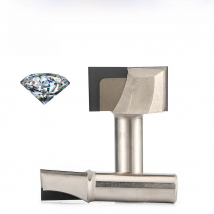 Vsharp  1/2 Shank Diamond Cleaning Bottom End Mill Woodworking Cutter Slotter Machine CNC Engraving Tool PCD Router Bit