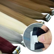 European Double Drawn Russian Human Hair Tape Hair Extension, High Quality Natural Remy Tape In Hair Extension