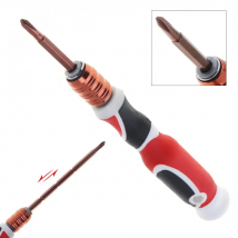 3.0mm Adjustable Dual Purpose Screwdriver with Phillips  Slotted Screwdriver  for Office / Home Use Dual Purpose Screwdriver