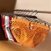 трусы женские эротичные Sexy Hollow Out Mid Rise Heart Panties Briefs Perspective Temptation Underwear Woman Underpants Gift