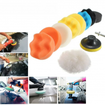 11pcs 3Inch Compound Buffing Polishing Pads Cutting Sponge Pads Kit for Car Buffer Polisher Compounding and Waxing