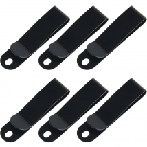 Set of 6 Small Tactical Manganese Steel Metal Belt Clip Kydex Holster Sheath