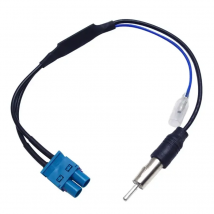 2025 New  Dual FAKRA RF Radio Antenna Adapter Cable with Amplifier for RNS510/RCD510/310/Golf/MK5/MK6/Passat B6/B7/Tiguan