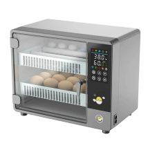 24 Incubatrice per uova Touch completamente automatico Controllo della temperatura Incubatrice per fattoria Pollo Anatra Quaglia Allevatrice per uccelli Incubatrice per uova