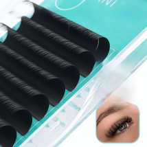 ANNAFRIS Premium Matte Flat Ellipse Individual Eyelash Extensions Natural Soft Split Tips False Lashes Cilios Pestañas Postizas