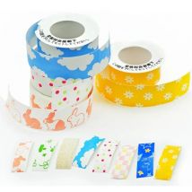 KZE 1pcs  sticker tapes 15mm*4m compatible for KingJim LR5C MP20 LR-RK1C label for TEPRA Lite label printers Mini lovely sticker