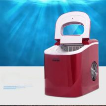 Commercial Ice Maker Circular Household Desktop Portable Electric Ice Cube Forming Machine