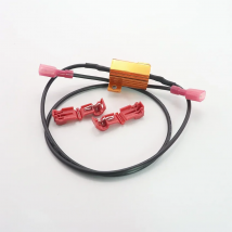 2pcs 25W 10Ohm Fixed Load Resistor Fast Hyper Flash LED Bulb Blinking Error Wiring Car Accessories 50W 6OHM