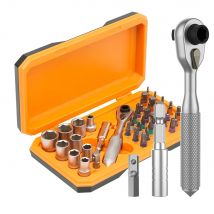 42 in 1 Ratchet Screwdriver Precision Wireless Cordless Magnetic Small Handle Portable Manual Hand Tool Kit for Household Repair
