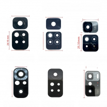 Camera Lens For Xiaomi Redmi Note 11 Pro 9S 8 7 11 10 12 Pro Plus 5G Rear Back Camera glass Lens With Glue Adhesive