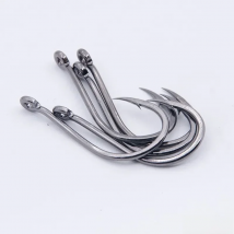 50pcs/ Lots octopus fishing hooks High Carbon Chemical Sharpen Barbed single Hook  wholesale Supplier Fishhooks for carp fishing