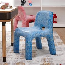 FUL LOVE Nordic Ins  Chair Simple Plastic Back Bench Kindergarten Stool Dropshipping