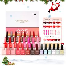 CANNI 9ml Gel Polish Set 6/30PCS HEMA TPO Free SoakOff UV LED Nail Varnish Kit, Long Lasting Manicure Gel for Nail Art Salon DIY
