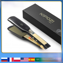 KIPOZI Hair Straightener Flat Iron Tourmaline Ceramic Professional Hair Straightener Culer Salon Steam Hair Iron Hair Care