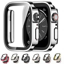 PC Case for Apple Watch 10 46mm 42mm Accessories Straight Edge Screen Protector glass+Cover for iWatch series 10 46 mm 42 mm