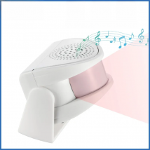 KERUI M5 32 Songs Wireless PIR Motion Sensor Door Bell Shop Visitor Alert Chime Alarm Burglar Doorbell for Office/Home Security