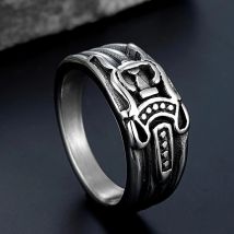 High Quality Stainless Steel Anchor Ring For Men Women Jewelry Vintage Anchor Punk Rock Fashion Accessories Party Gift Wholesale