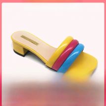 FABIO PENNY summer fashion, exquisite, multi-color and comfortable women's slippers, Nigerian casual low-heeled women's shoes