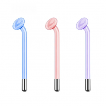 3pc Mushroom High Frequency Electrode Neon Argon Gas Violet Ray Face Massage Wand for Facia Acne Treatment Skin