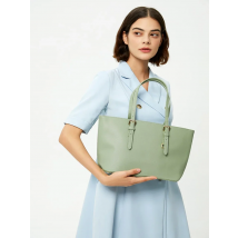 David Jones Fashion Latest Women's Solid Shoulder Bag Luxury Design Large Capacity Multifunctional PU Leather Handheld Tote Bag