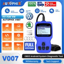 Autophix V007 Strumento diagnostico per scanner automobilistico Test ABS SRS Ripristino olio OBD2 Analizzatore per auto per Golf Passat A4 A6 Q7 VW Audi
