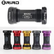 RIRO Bicycle Bottom Bracket BSA Thread Kit Road MTB Bike BB68 Bottom Bracket Fit Frame 68/73 Crank Axis 24/22mm for Shimano/SRAM